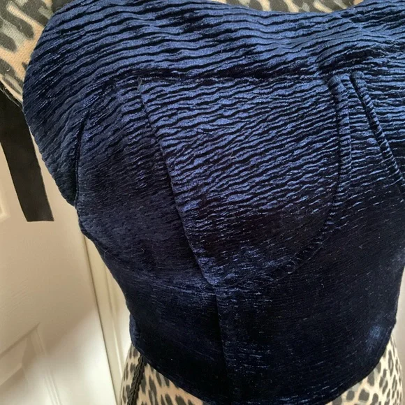 En Saison Navy Velvet Tank Top - Picture 9 of 12